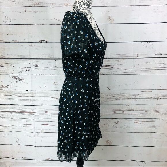 Revolve The East Order Ami Floral Mini Dress Sea Flower S - Picture 5 of 11